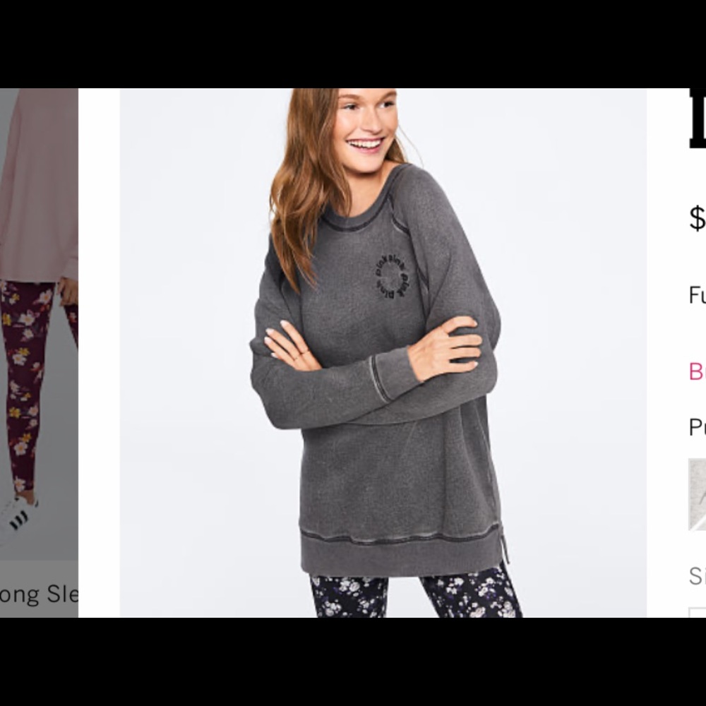 Victoria’s Secret pink crew NWOT medium